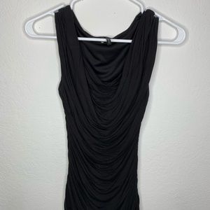 XS Maurice’s black sleeveless top